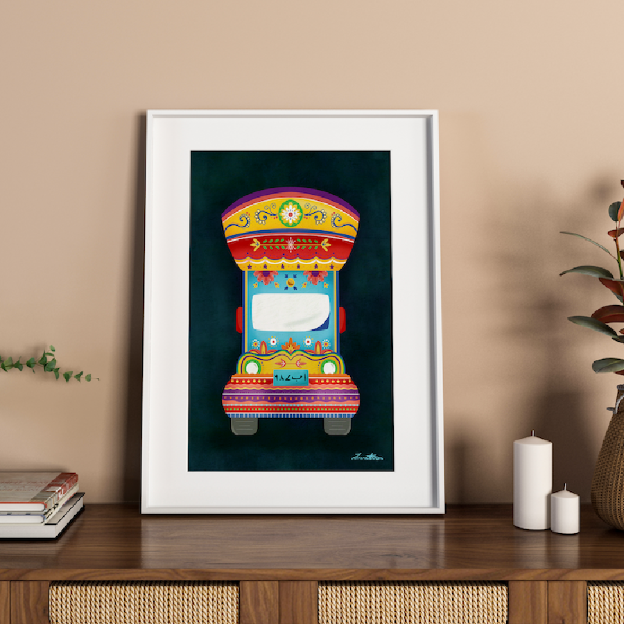 Pakistani Truck Art Desi Print