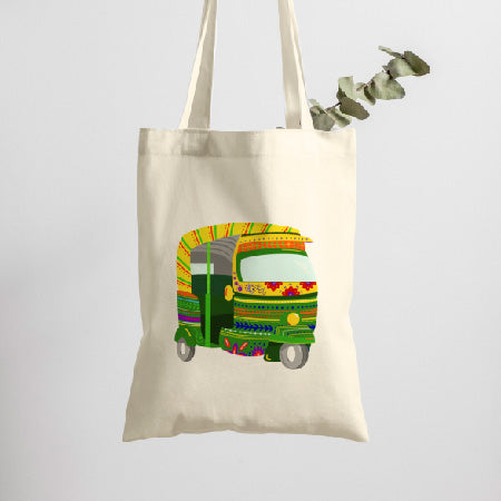 Indian Rickshaw Eco Tote Bag