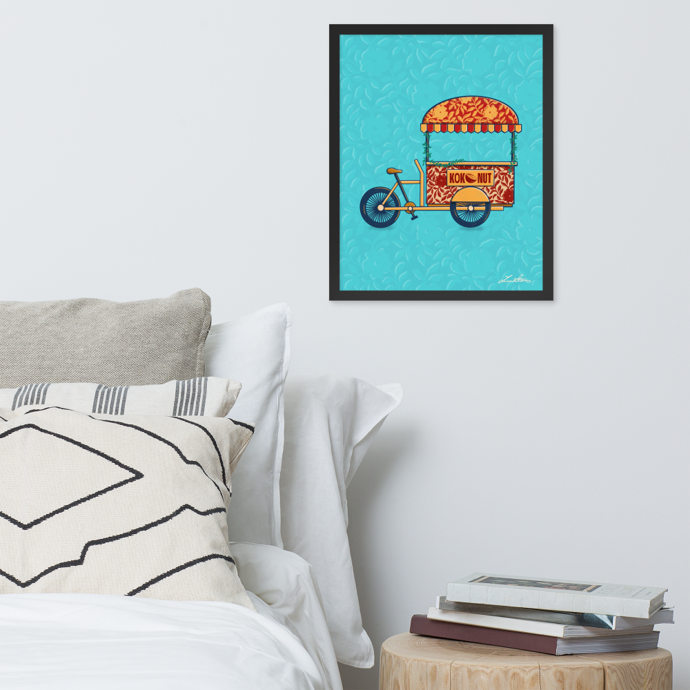 Indian Rickshaw Bicycle Painting