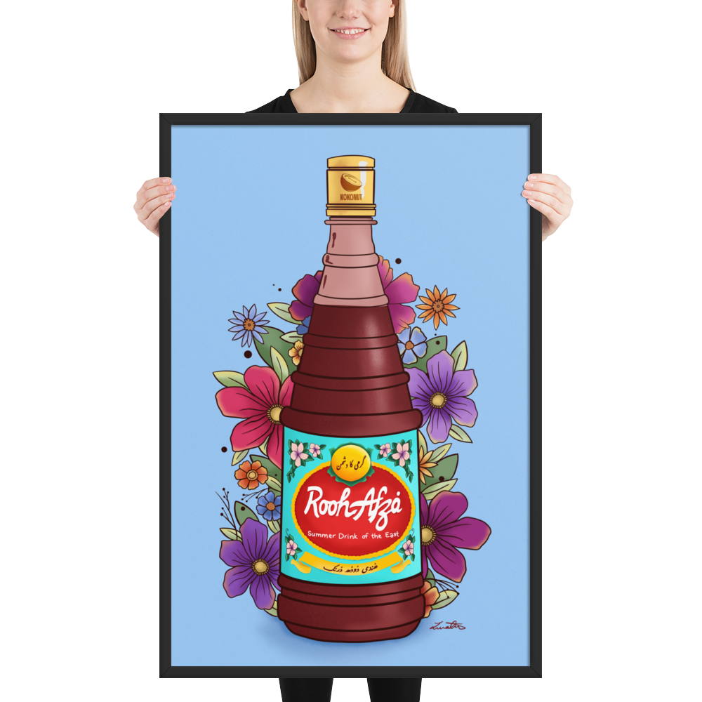 Rooh Afza Art Desi Pakistani Wall Art