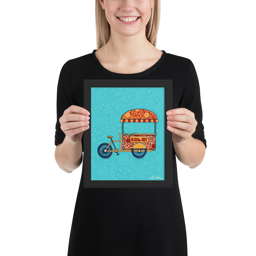 Indian Rickshaw Bicycle Painting
