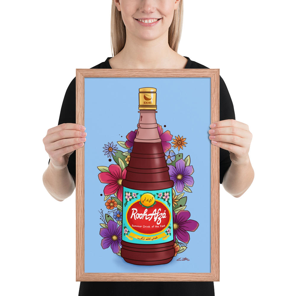 Rooh Afza Art Desi Pakistani Wall Art