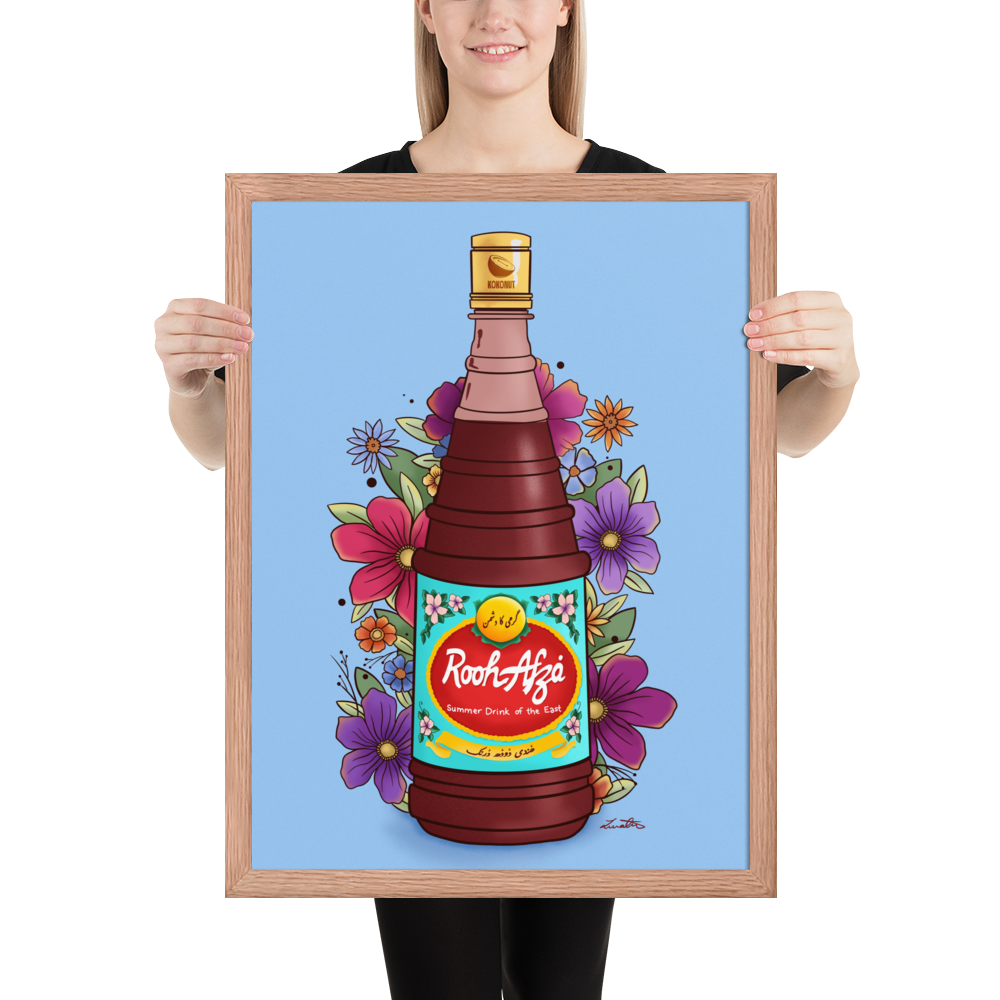 Rooh Afza Art Desi Pakistani Wall Art