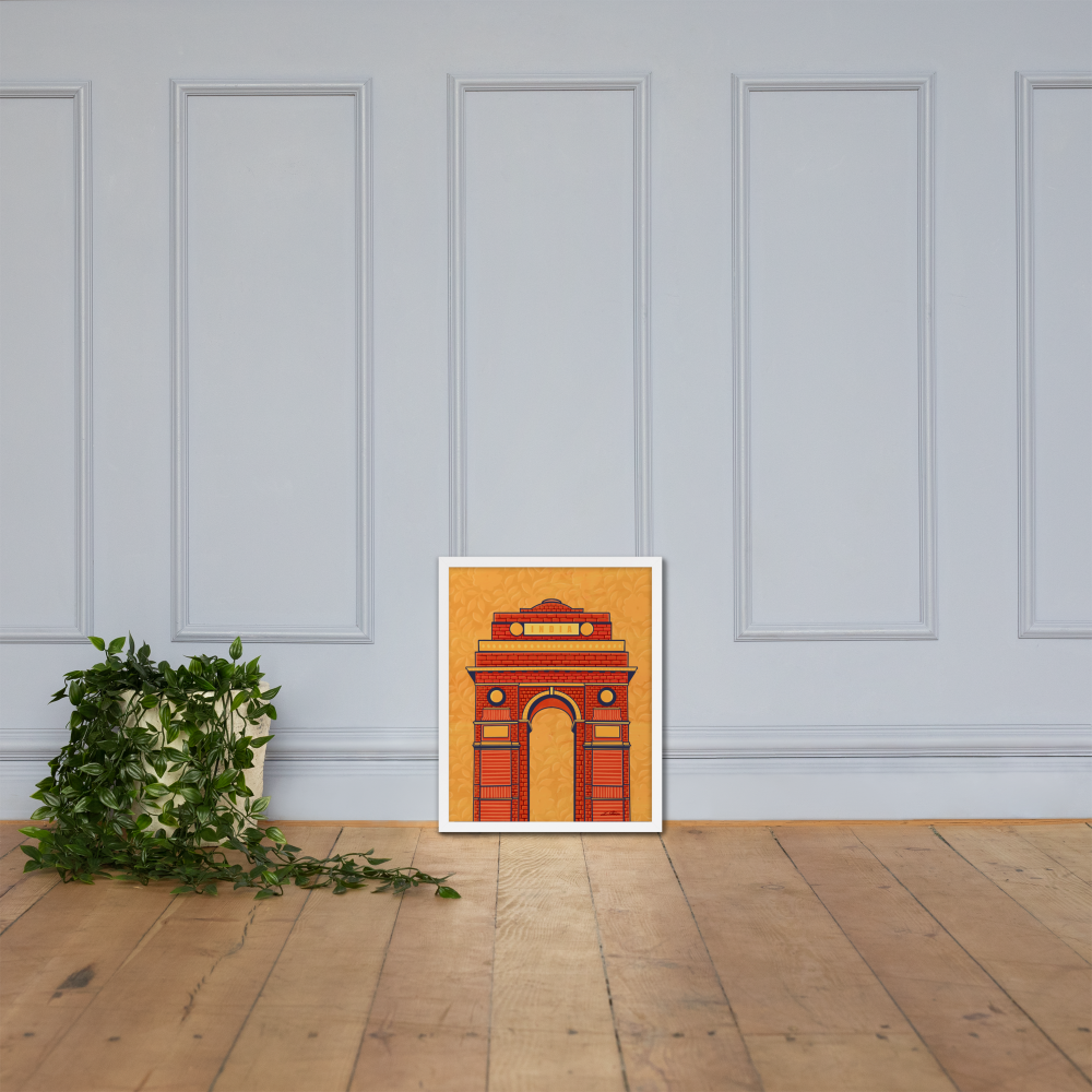 India Gate Desi Art Print
