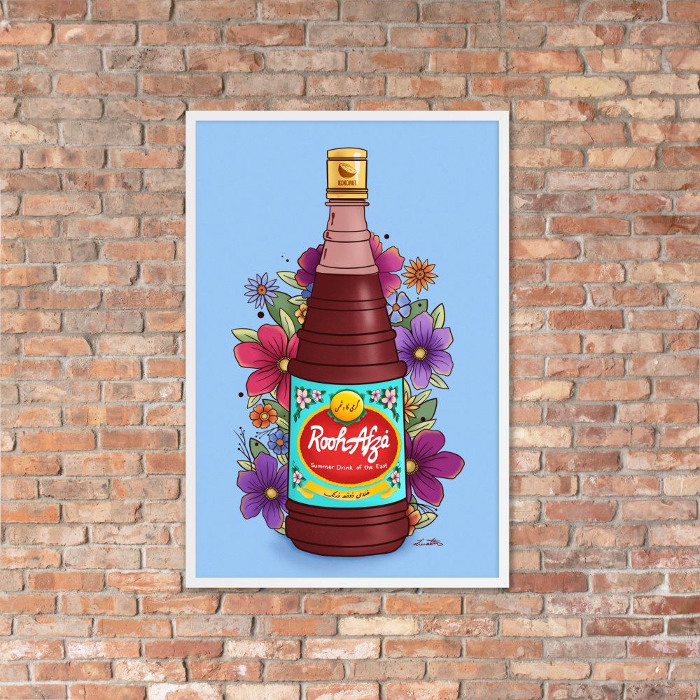 Rooh Afza Art Desi Pakistani Wall Art