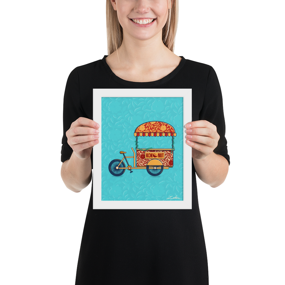 Indian Rickshaw Bicycle Painting