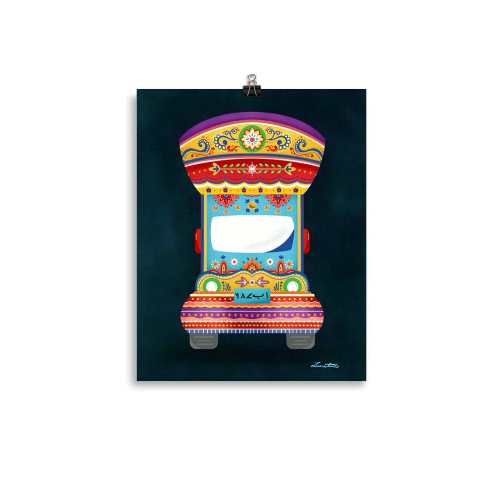 Pakistani Truck Art Desi Print