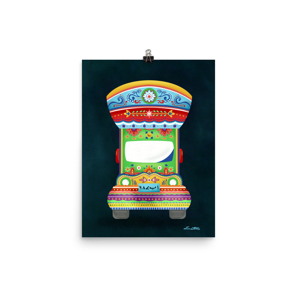 Pakistani Truck Art Desi Print