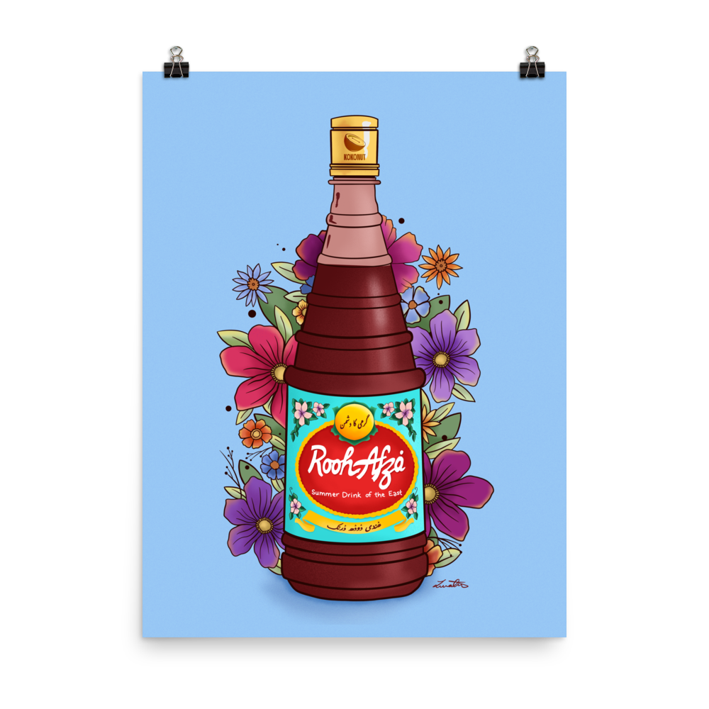 Rooh Afza Art Desi Pakistani Wall Art