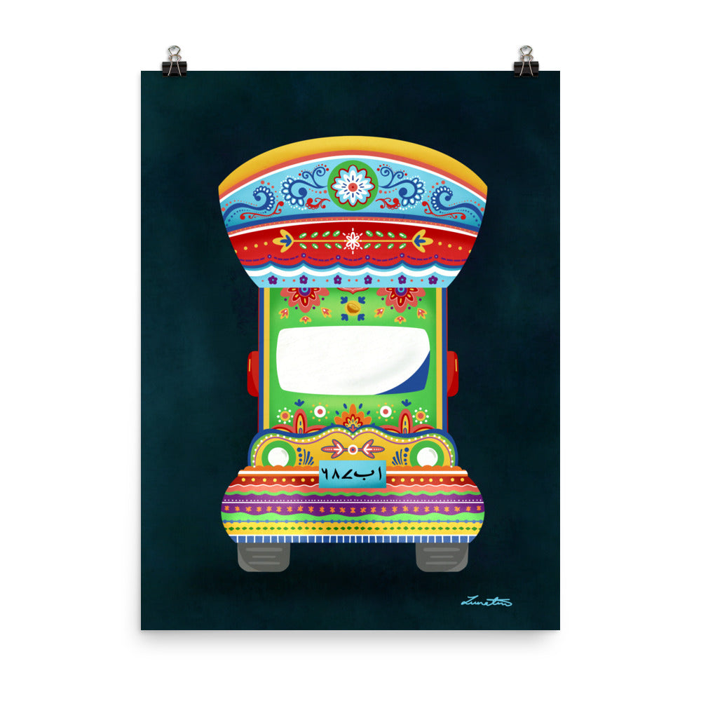 Pakistani Truck Art Desi Print