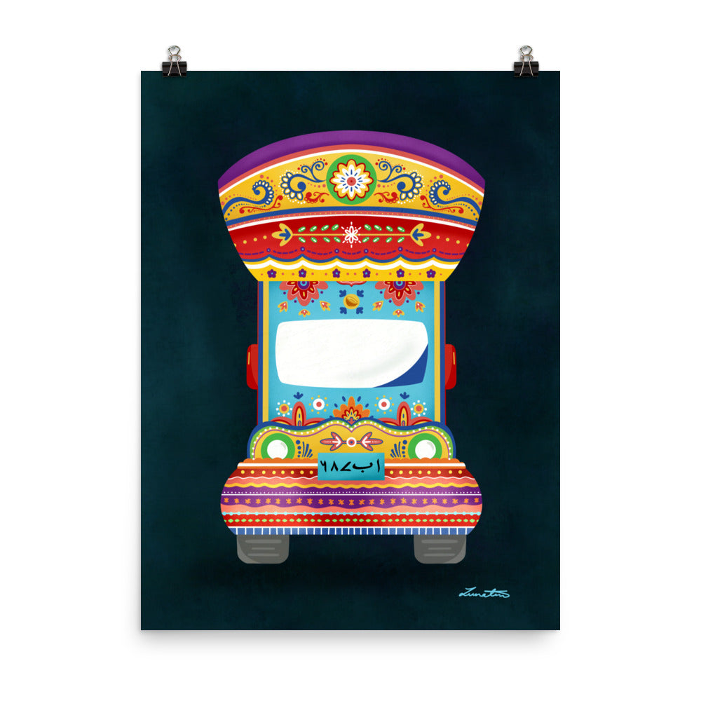 Pakistani Truck Art Desi Print
