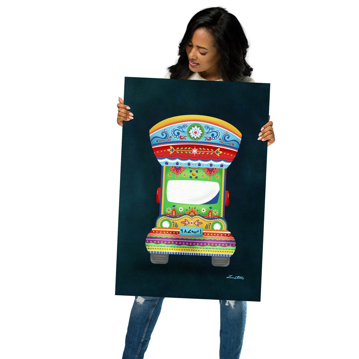 Pakistani Truck Art Desi Print