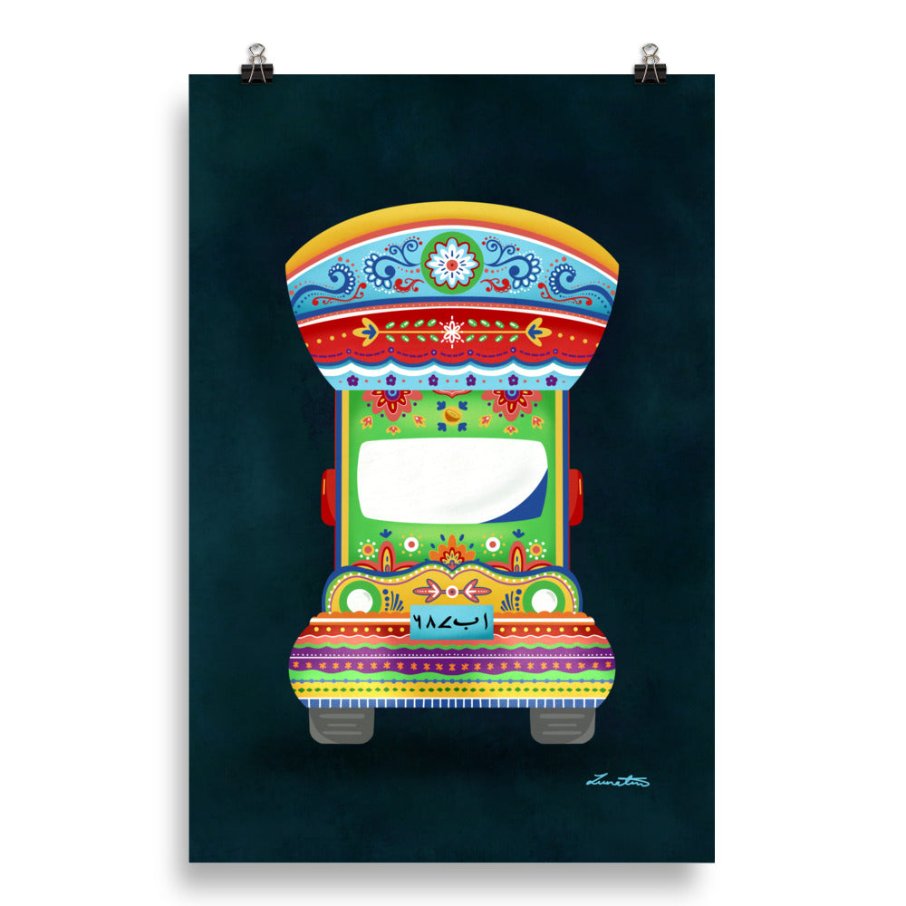 Pakistani Truck Art Desi Print