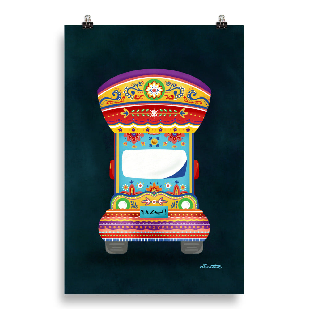 Pakistani Truck Art Desi Print
