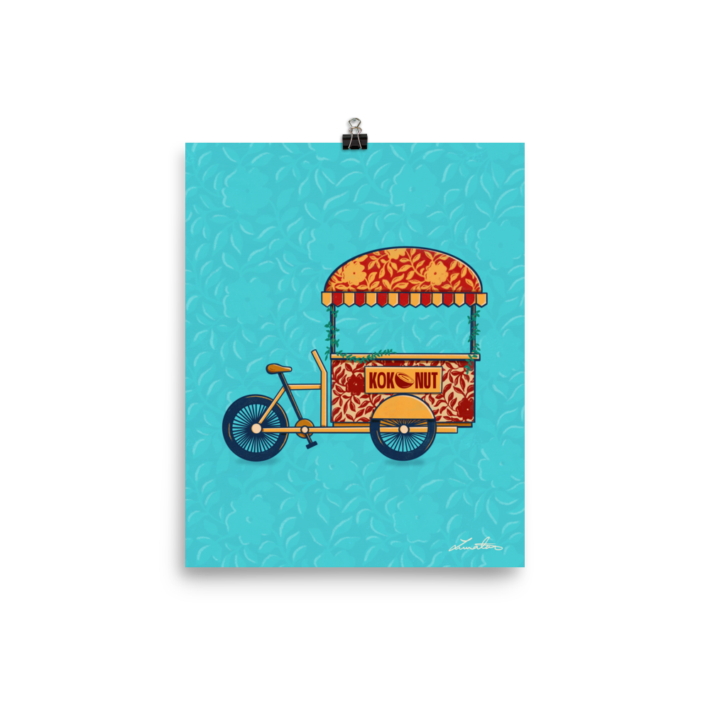 Indian Rickshaw Bicycle Painting