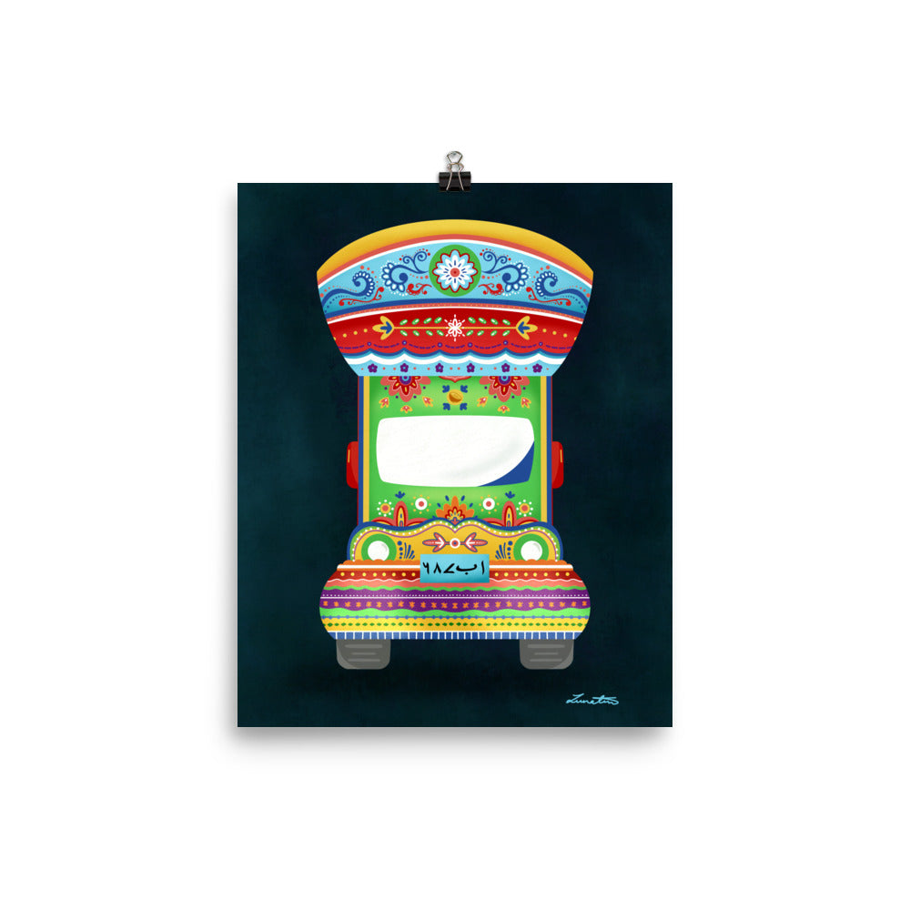 Pakistani Truck Art Desi Print