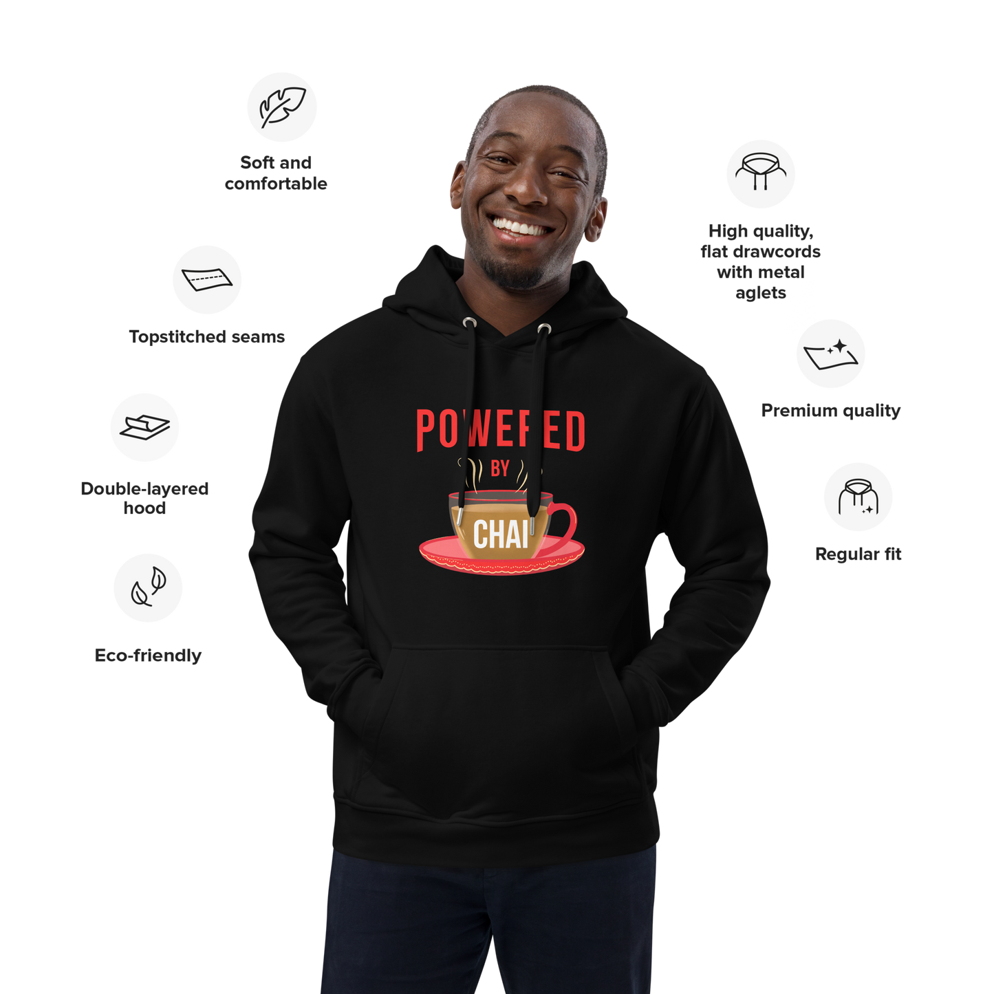 Powered by Chai Hoodie