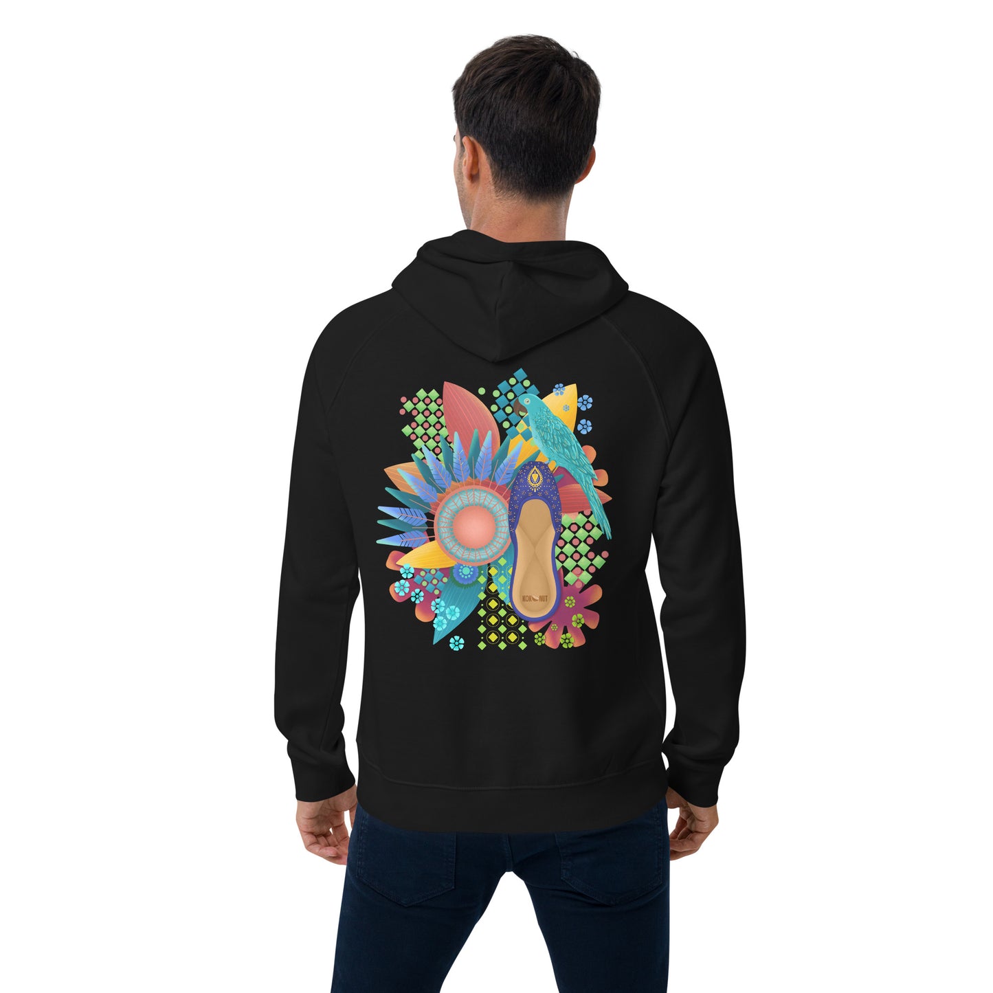 Khusa Pakistani Art Desi Hoodie (on back)