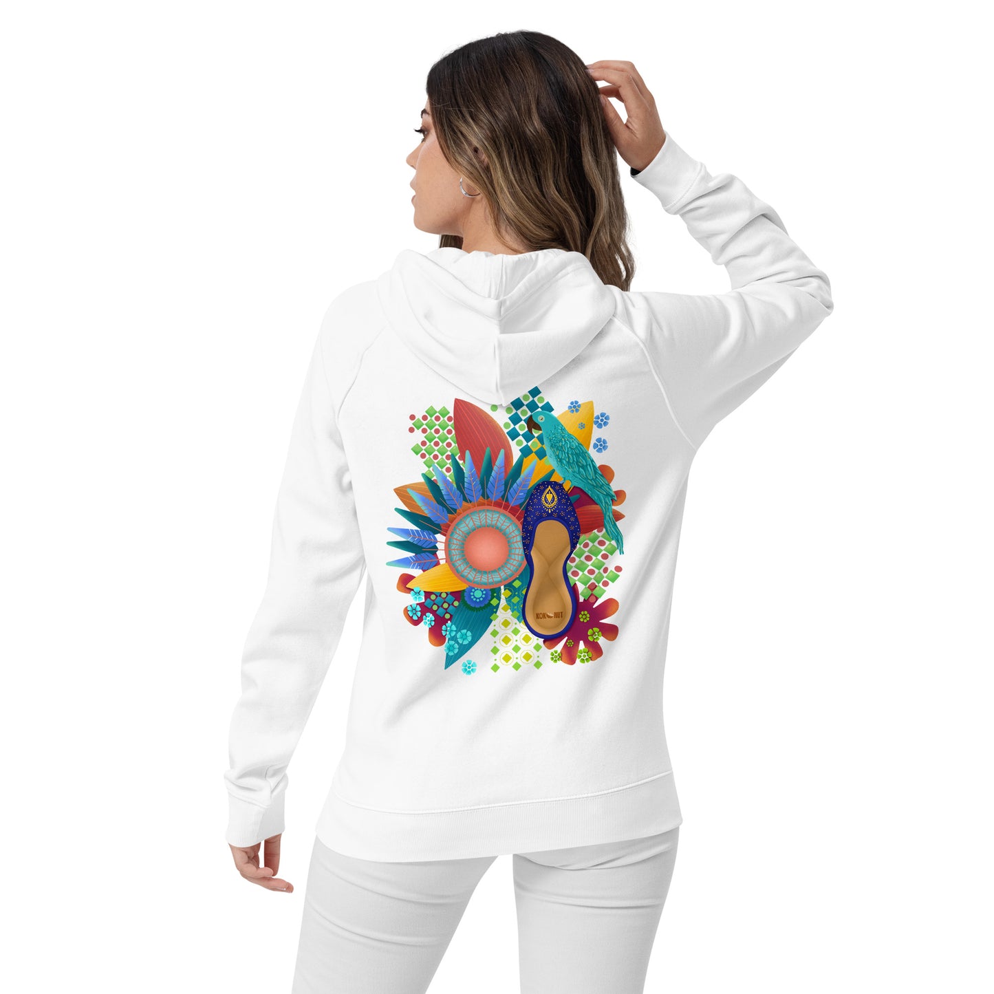 Khusa Pakistani Art Desi Hoodie (on back)