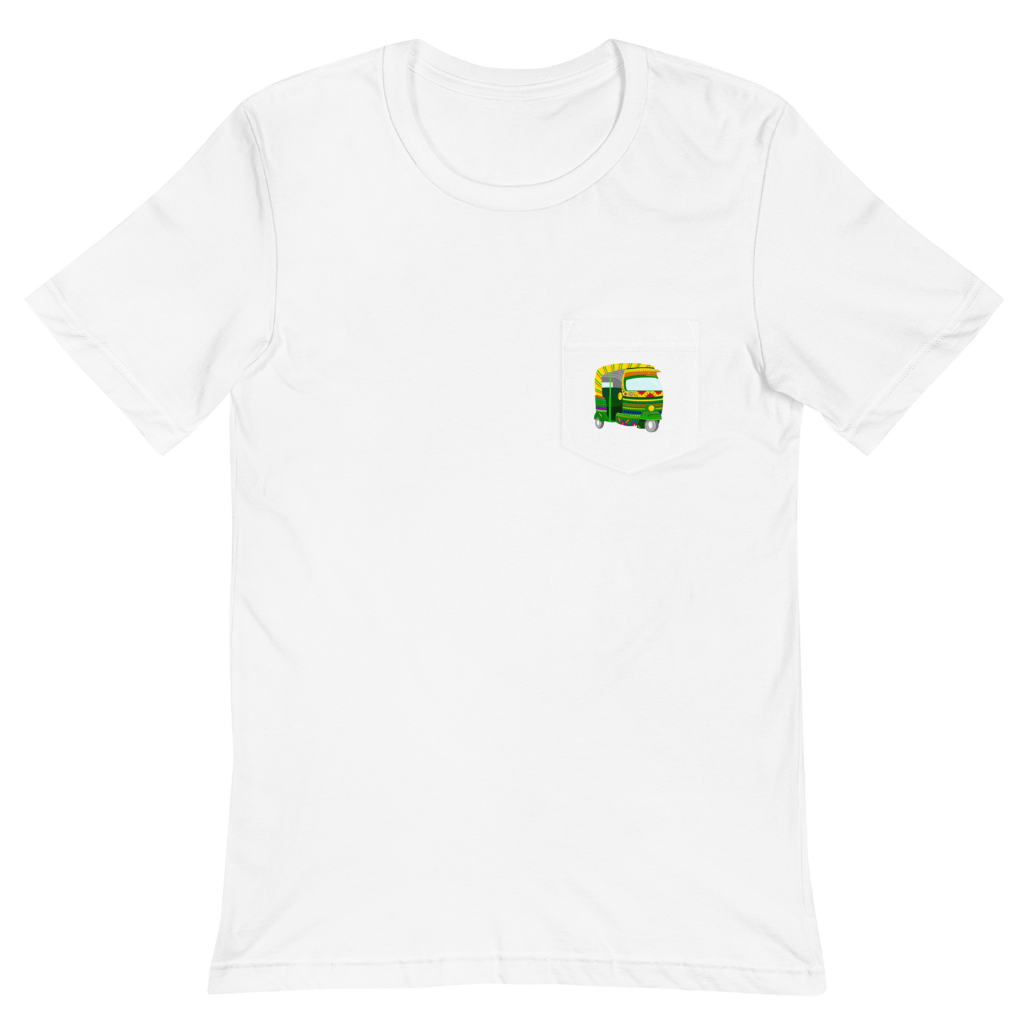 Indian Rickshaw Pocket T-Shirt