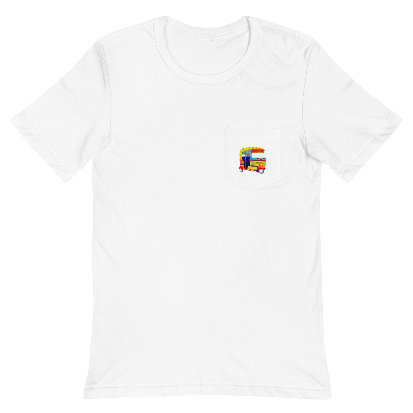 Indian Rickshaw Pocket T-Shirt