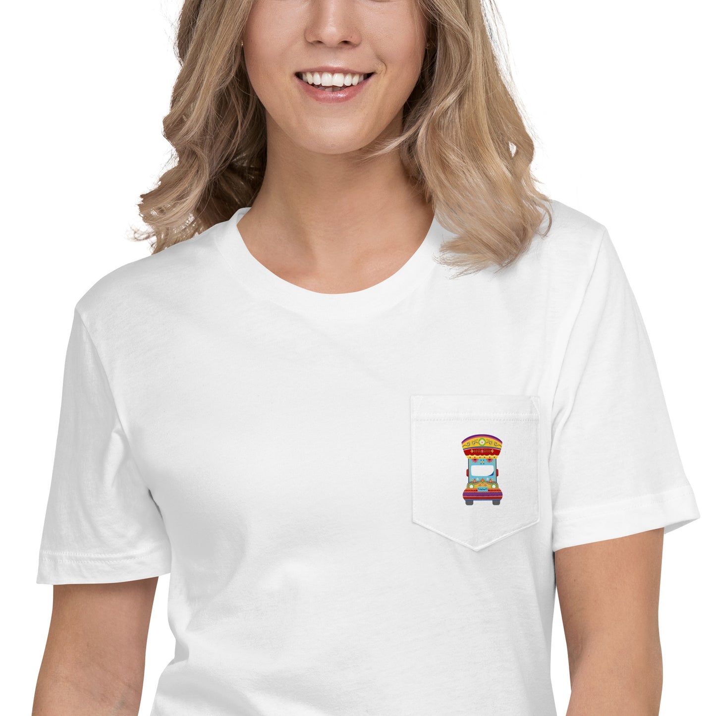 Pakistani Truck Art Pocket T-Shirt
