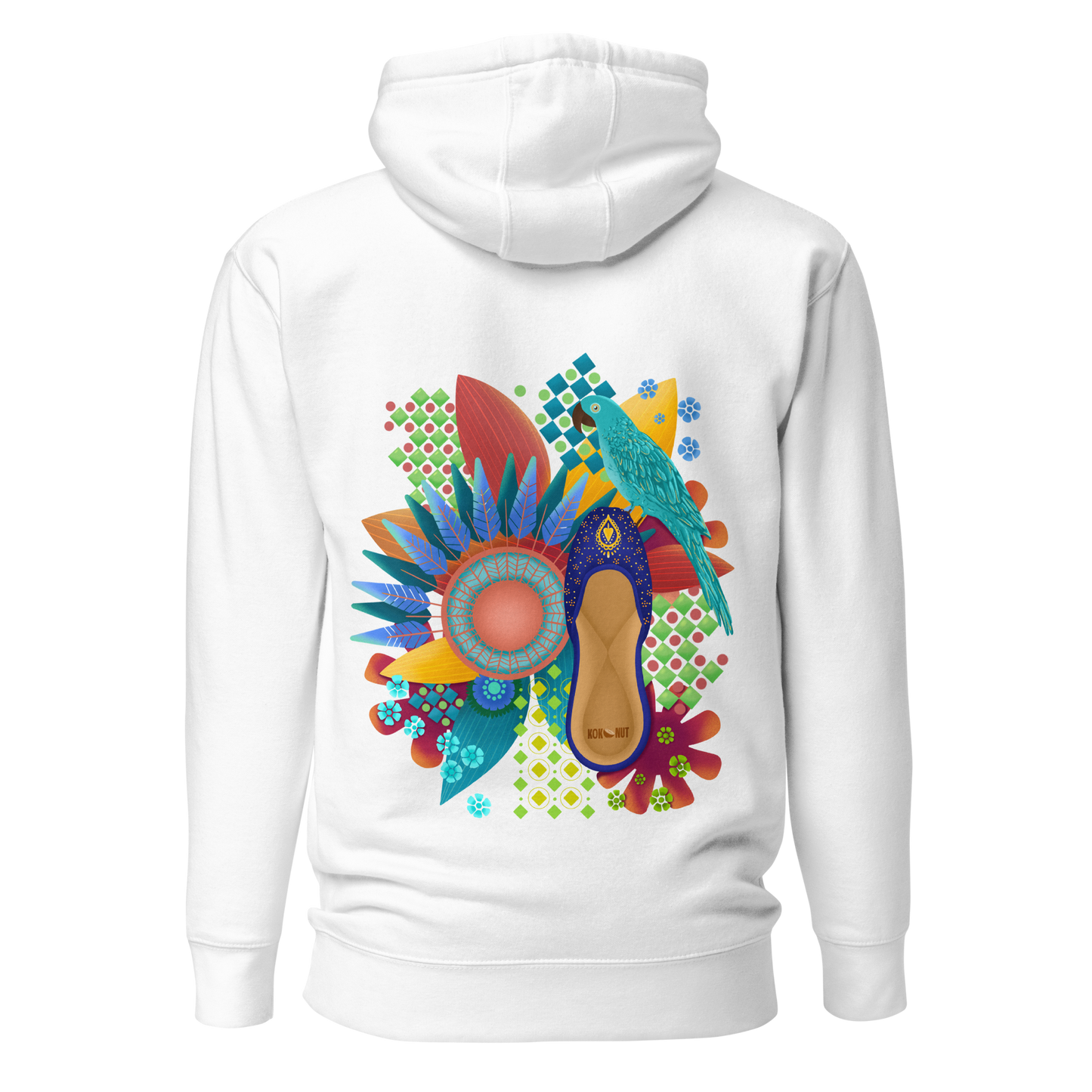 Khusa Pakistani Art Desi Hoodie (on back)