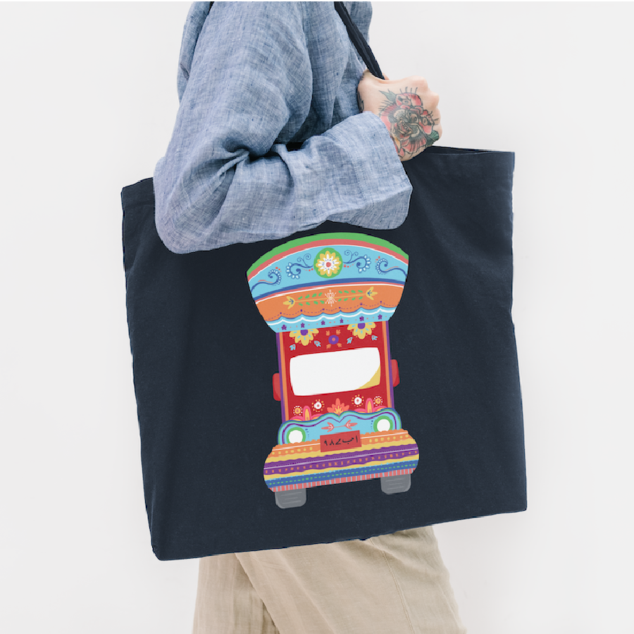 Pakistani Truck Art Eco Tote Bag