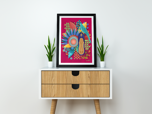 Khusa Pakistani Art Desi Print