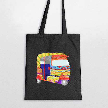 Indian Rickshaw Eco Tote Bag