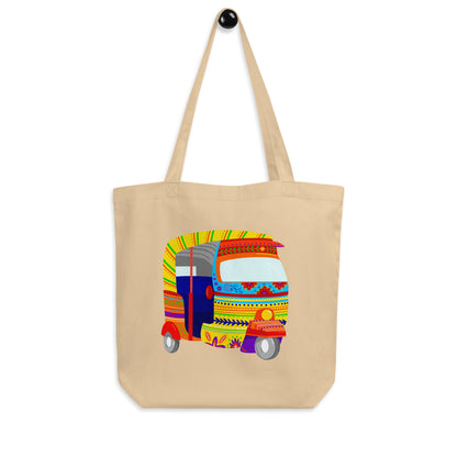 Indian Rickshaw Eco Tote Bag