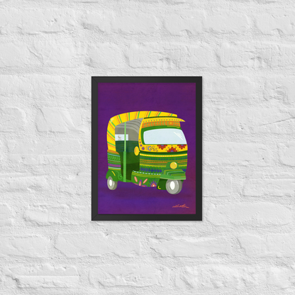 Rickshaw Indian Wall Art