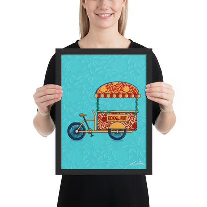 Indian Rickshaw Bicycle Painting