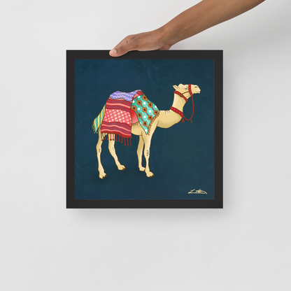 Dubai Camel Painting Middle Eastern Wall Art