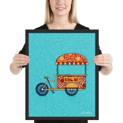 Indian Rickshaw Bicycle Painting