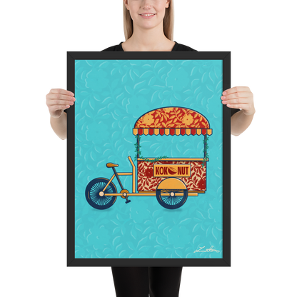 Indian Rickshaw Bicycle Painting