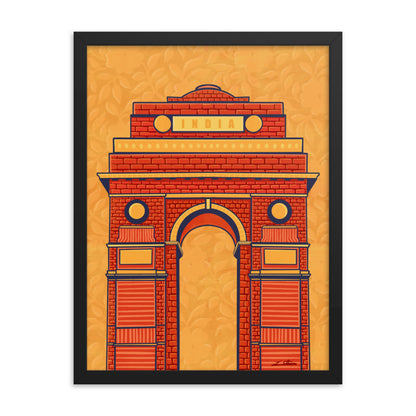 India Gate Desi Art Print
