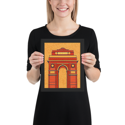 India Gate Desi Art Print