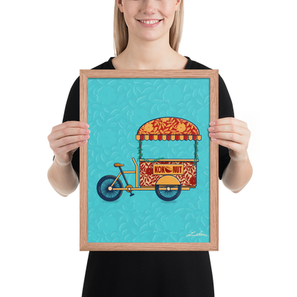 Indian Rickshaw Bicycle Painting