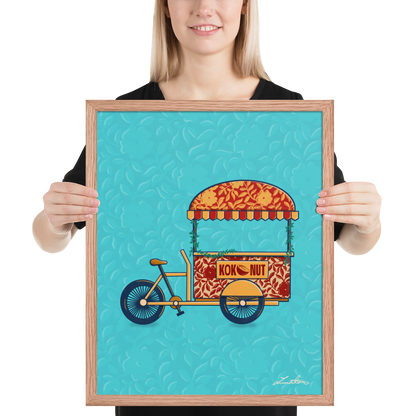 Indian Rickshaw Bicycle Painting