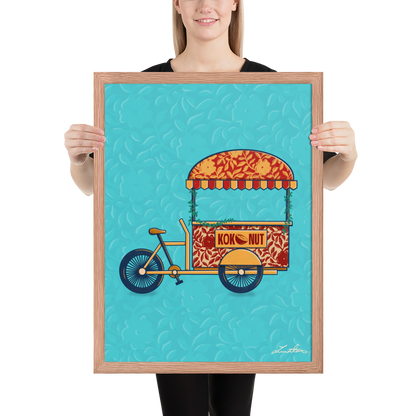 Indian Rickshaw Bicycle Painting