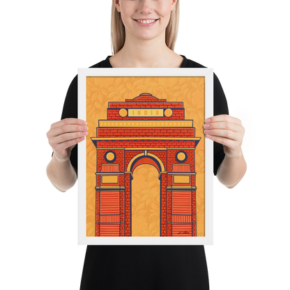 India Gate Desi Art Print