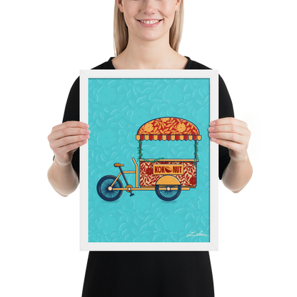Indian Rickshaw Bicycle Painting