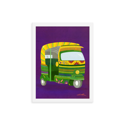 Rickshaw Indian Wall Art