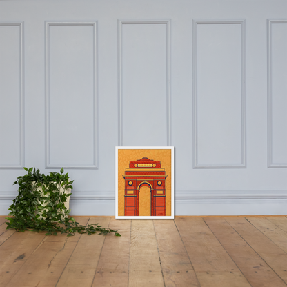 India Gate Desi Art Print