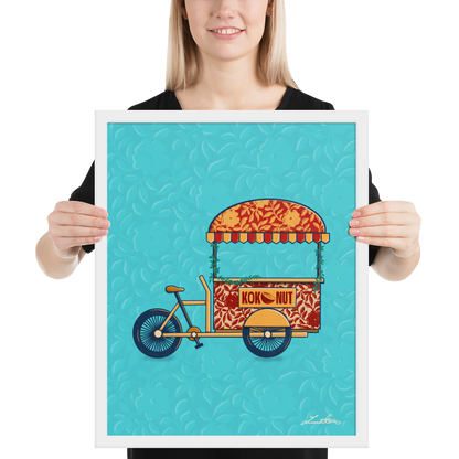 Indian Rickshaw Bicycle Painting