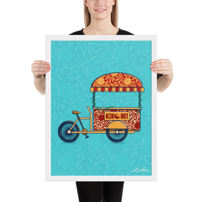 Indian Rickshaw Bicycle Painting