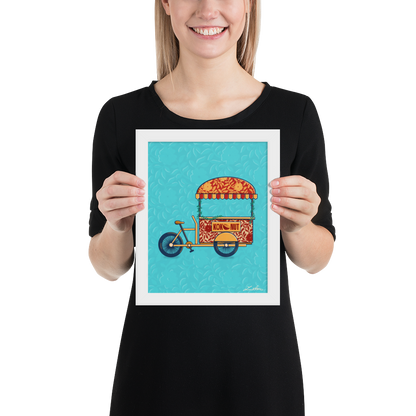 Indian Rickshaw Bicycle Painting