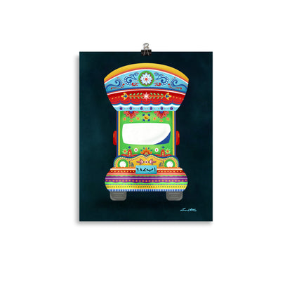 Pakistani Truck Art Desi Print