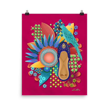 Khusa Pakistani Art Desi Print